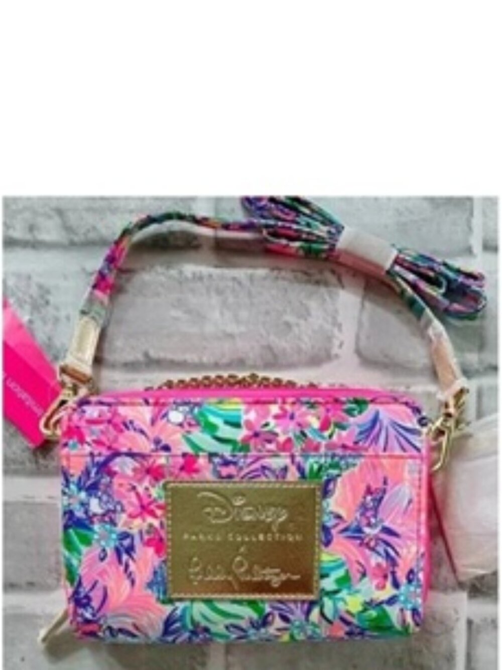 Nwt Disney Parks Lilly Pulitzer Dreamin Crossbody Purse Minnie Daisy Bag